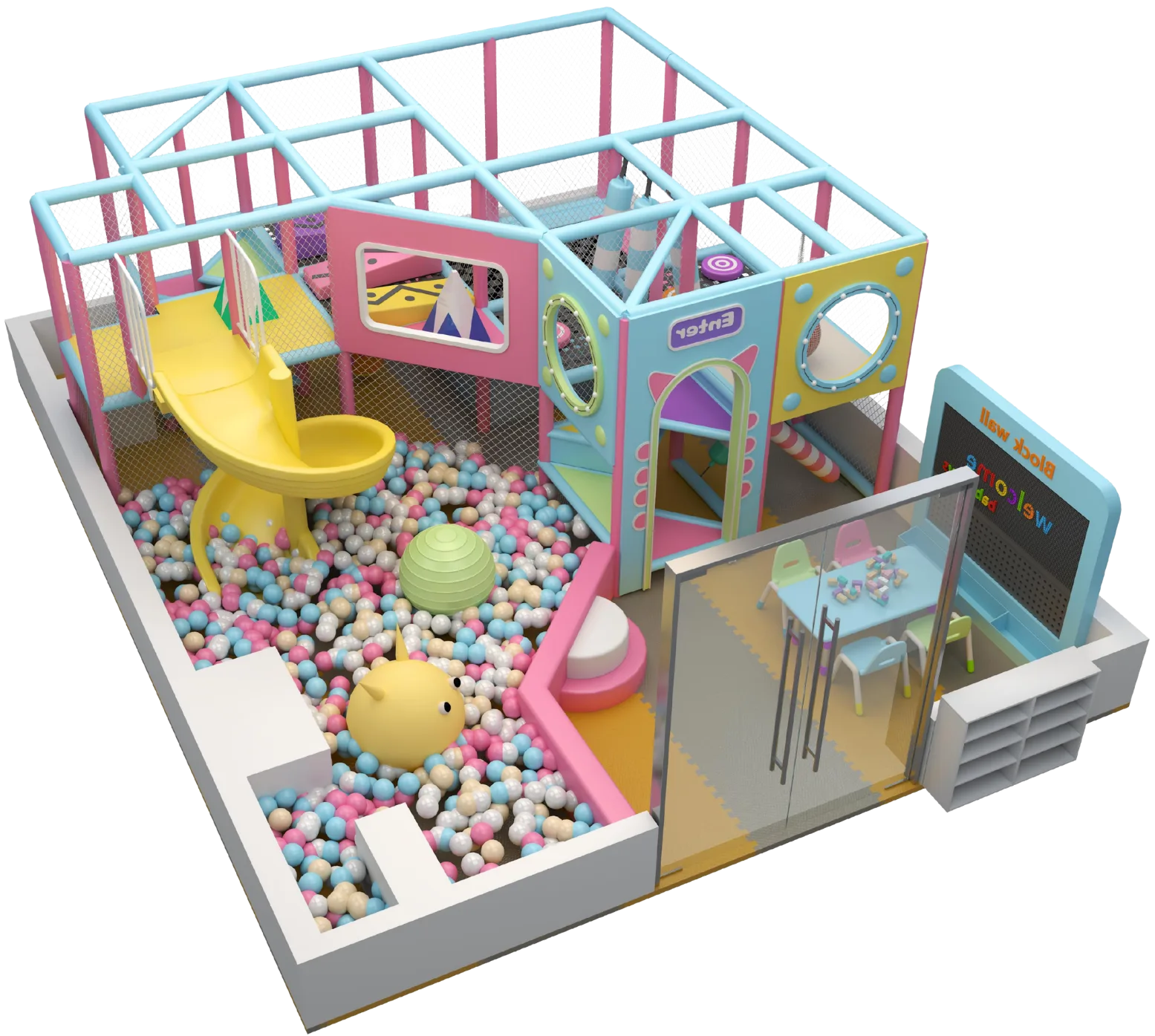 3D Softplay Area Model